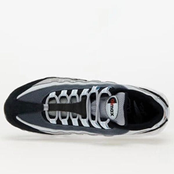 Nike Air Max 95 “Wolf Grey/ Rugged Orange-Black-Blue Tint” - Image 3